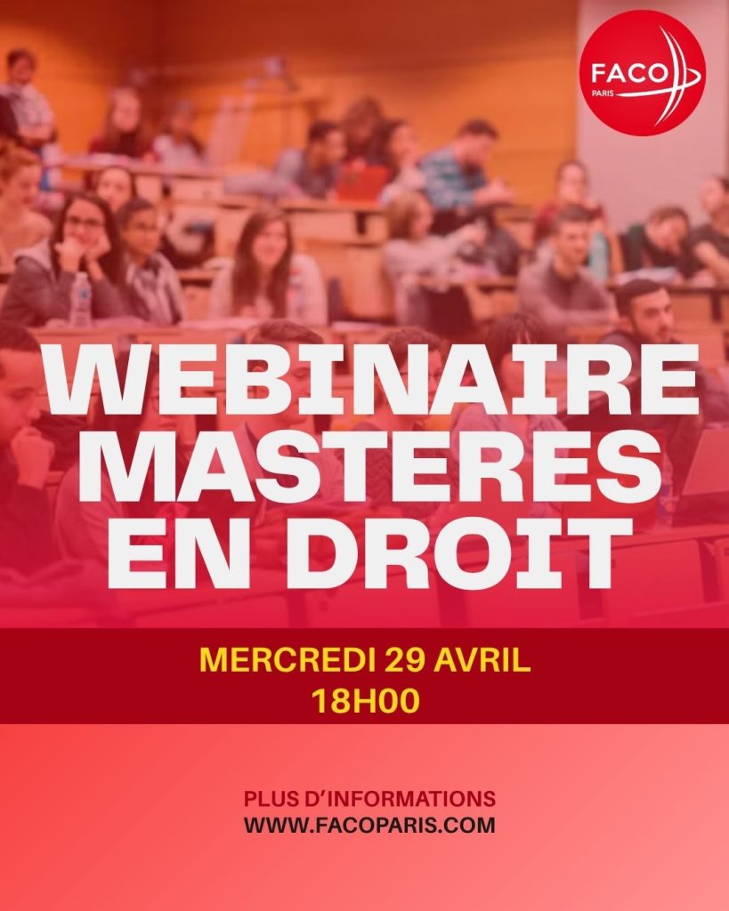 webinaires masteres en droit FACO